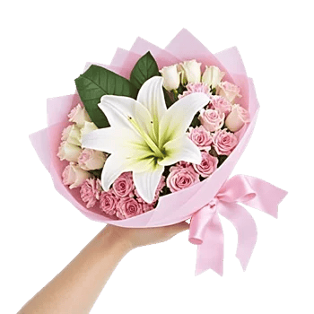 Graceful Lily Display