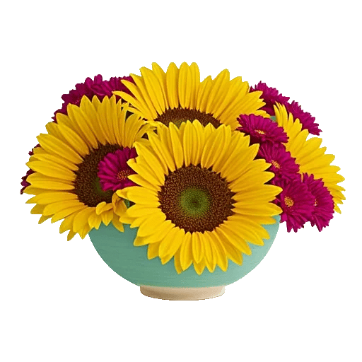 Amber Sunflower Glow