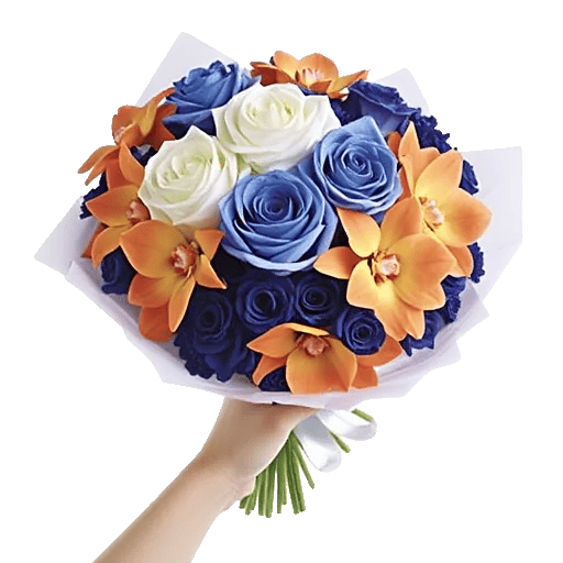 Elegant Blue Roses