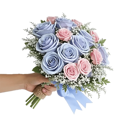 Elegant Blue Roses