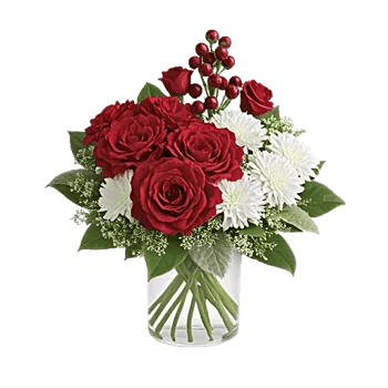 Crimson Blossom Harmony