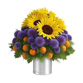 Amber Sunflower Glow