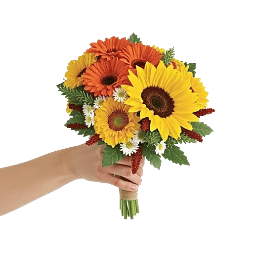 Golden Sunflower Bouquet
