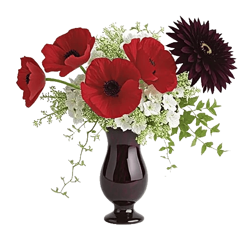 Crimson Blossom Harmony