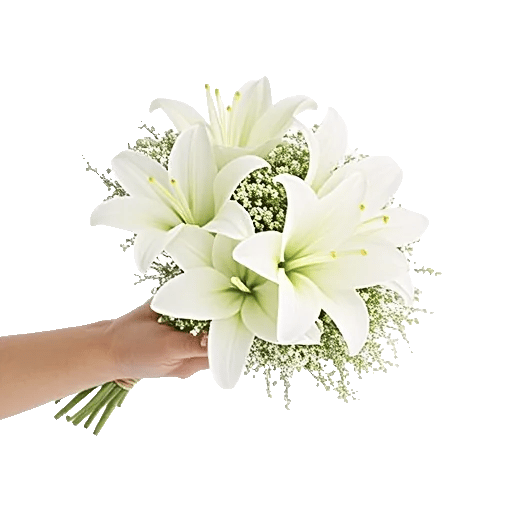 Graceful Lily Display