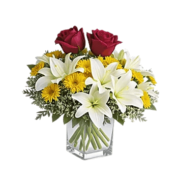 Crimson Blossom Harmony