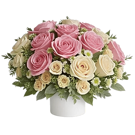 Blush Romantic Centerpiece