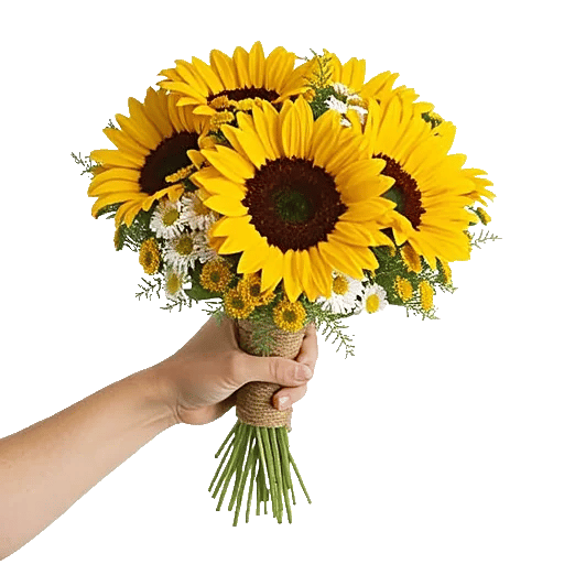 Golden Sunflower Bouquet