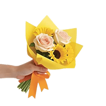 Golden Sunflower Bouquet