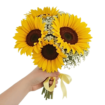 Golden Sunflower Bouquet