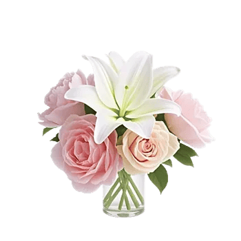 Graceful Lily Display