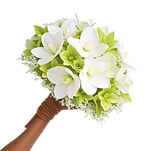 Modern White Orchids