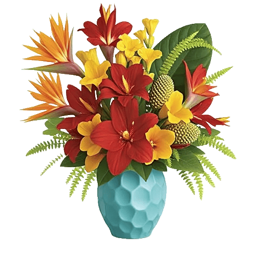 Tropical Sunflower Burst