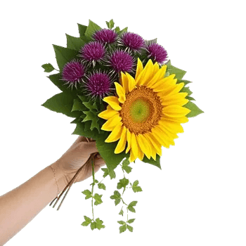 Golden Sunflower Bouquet