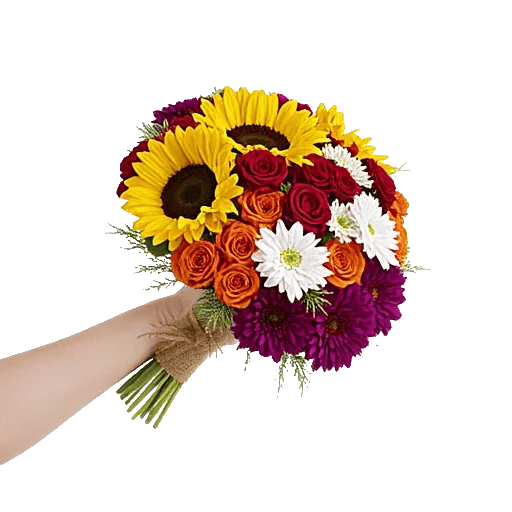 Golden Sunflower Bouquet