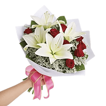 Graceful Lily Display