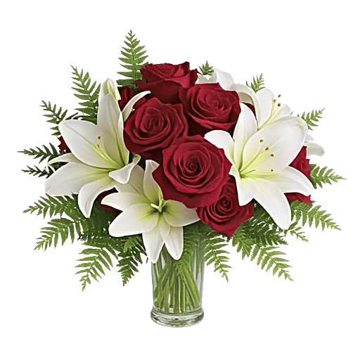 Crimson Blossom Harmony