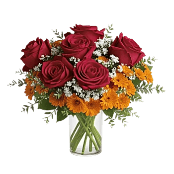 Crimson Blossom Harmony