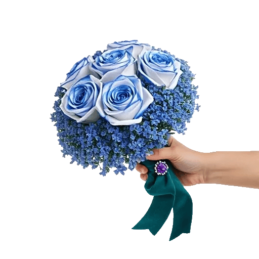 Elegant Blue Roses