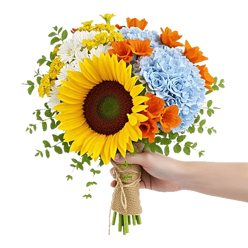 Golden Sunflower Bouquet