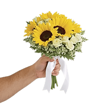 Golden Sunflower Bouquet