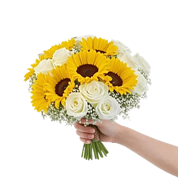 Golden Sunflower Bouquet