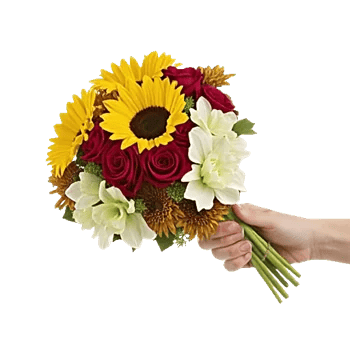 Golden Sunflower Bouquet