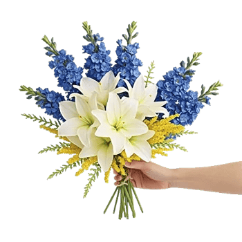 Graceful Lily Display