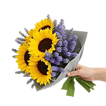 Golden Sunflower Bouquet