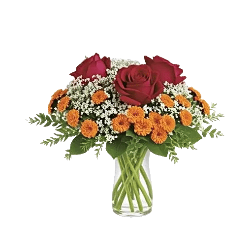 Crimson Blossom Harmony