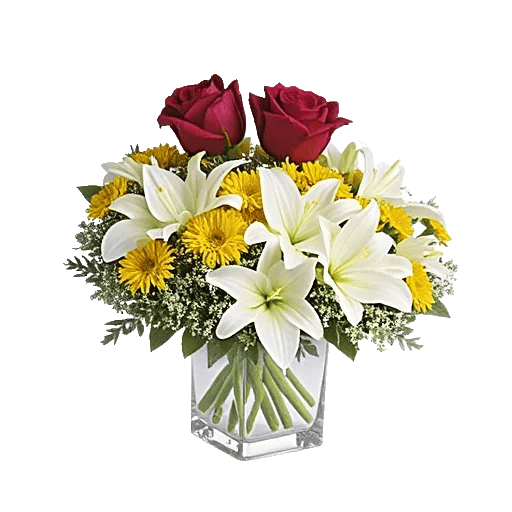 Crimson Blossom Harmony