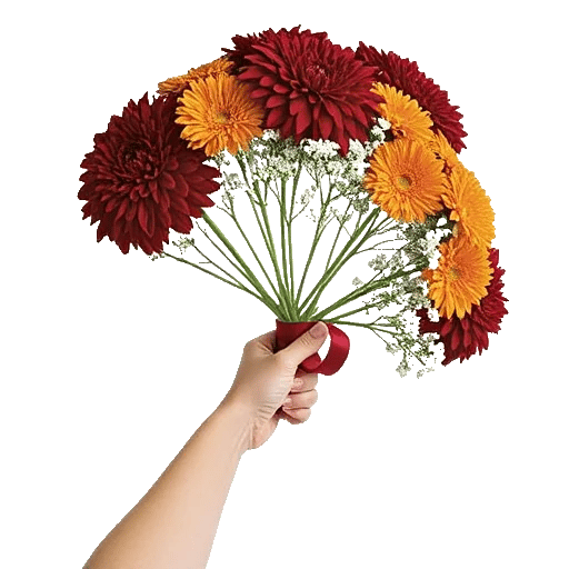 Crimson Blossom Harmony