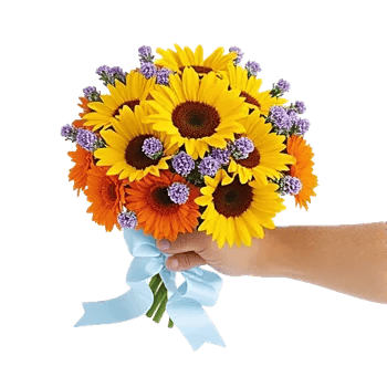 Golden Sunflower Bouquet