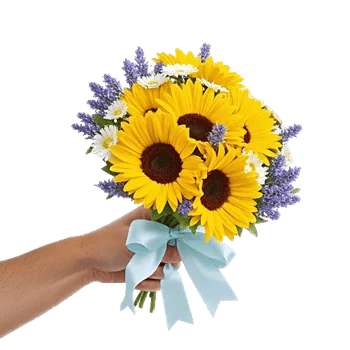 Golden Sunflower Bouquet
