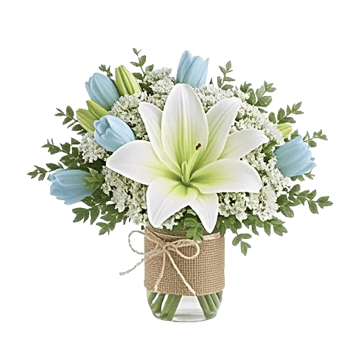 Graceful Lily Display