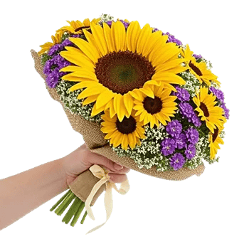 Golden Sunflower Bouquet