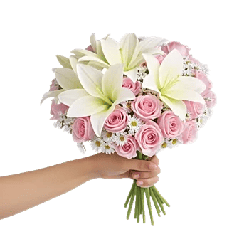 Graceful Lily Display
