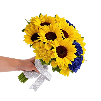 Golden Sunflower Bouquet