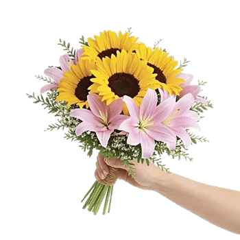 Golden Sunflower Bouquet