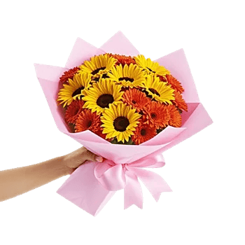 Golden Sunflower Bouquet