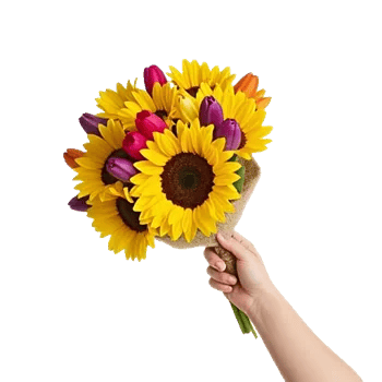 Golden Sunflower Bouquet