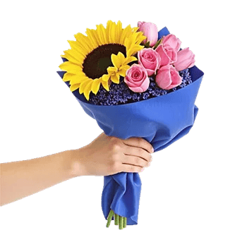 Golden Sunflower Bouquet