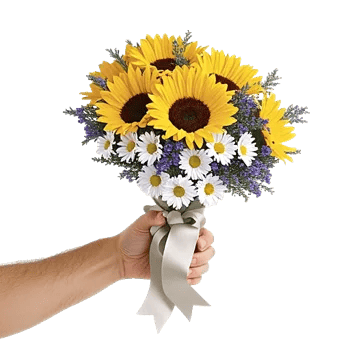 Golden Sunflower Bouquet