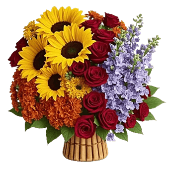 Golden Sunflower Bouquet