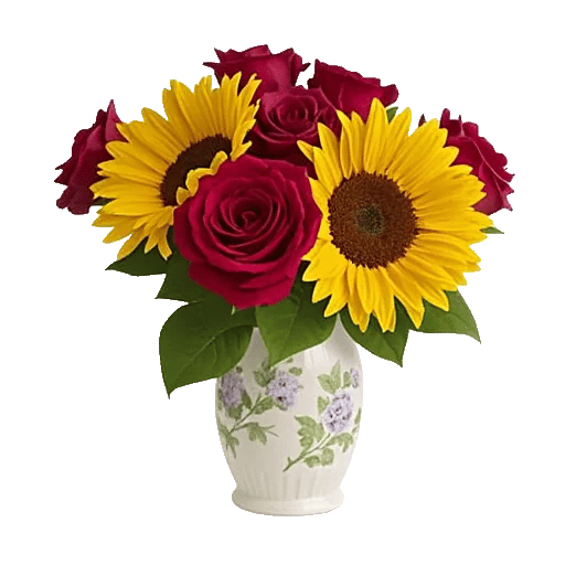 Crimson Blossom Harmony