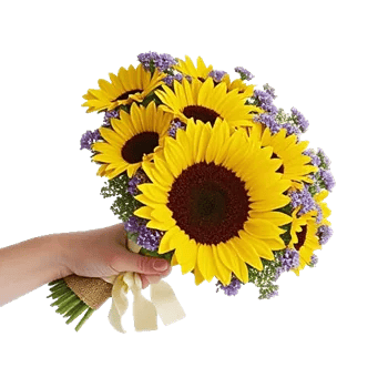 Golden Sunflower Bouquet