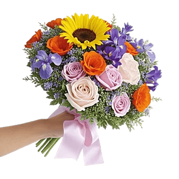 Golden Sunflower Bouquet