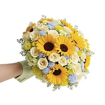 Golden Sunflower Bouquet