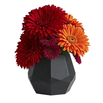 Crimson Blossom Harmony
