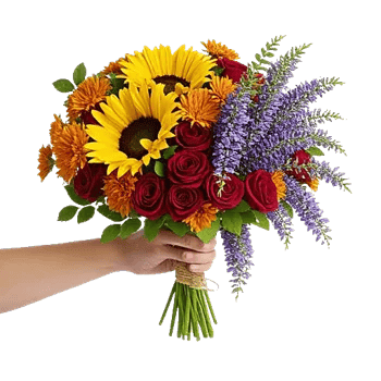 Golden Sunflower Bouquet